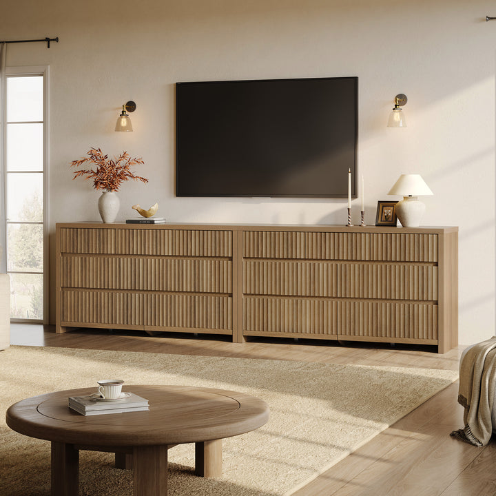 Prelude Contemporary 7 Drawers Dresser for Bedroom