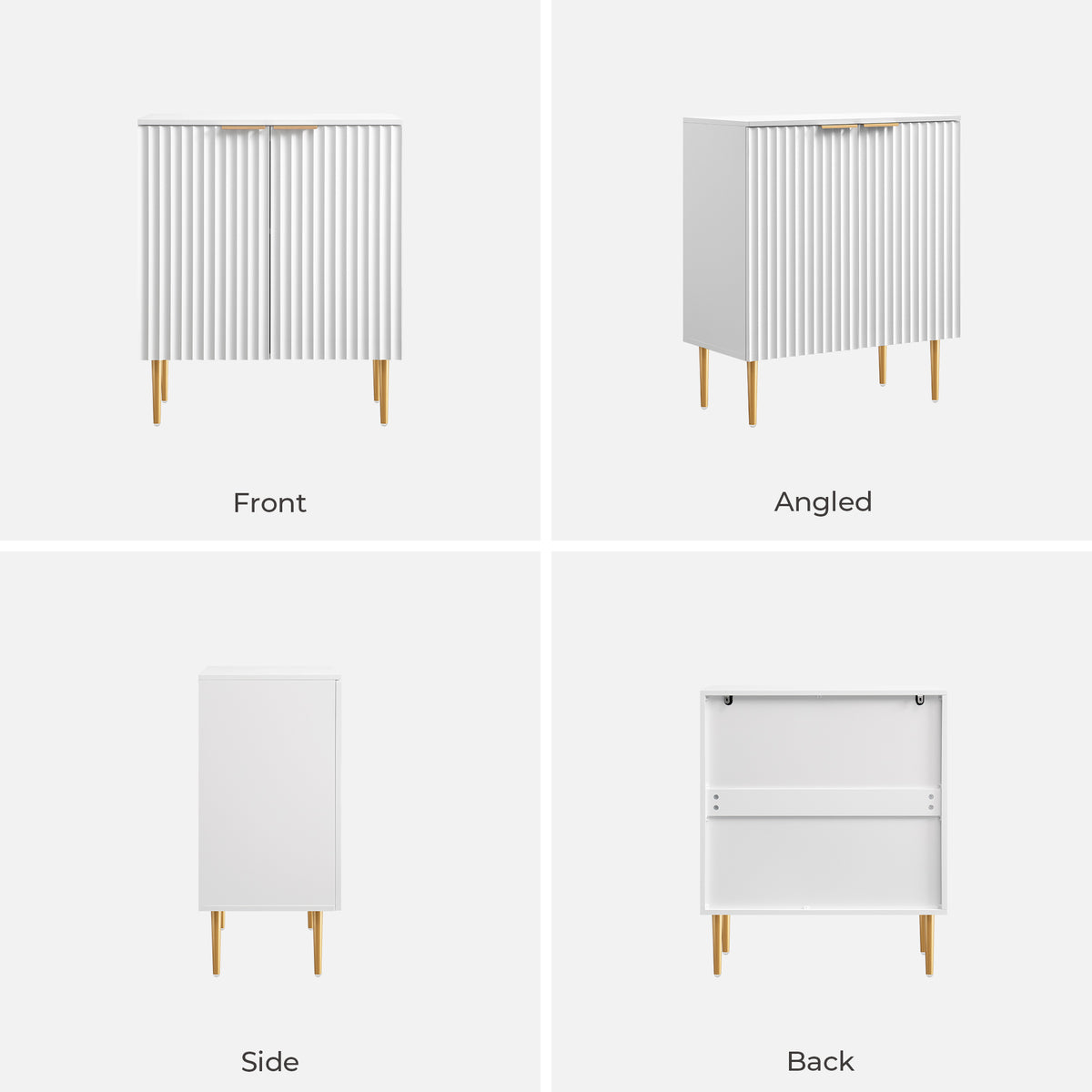 Opus Buffet Cabinet with Storage, Set of 3