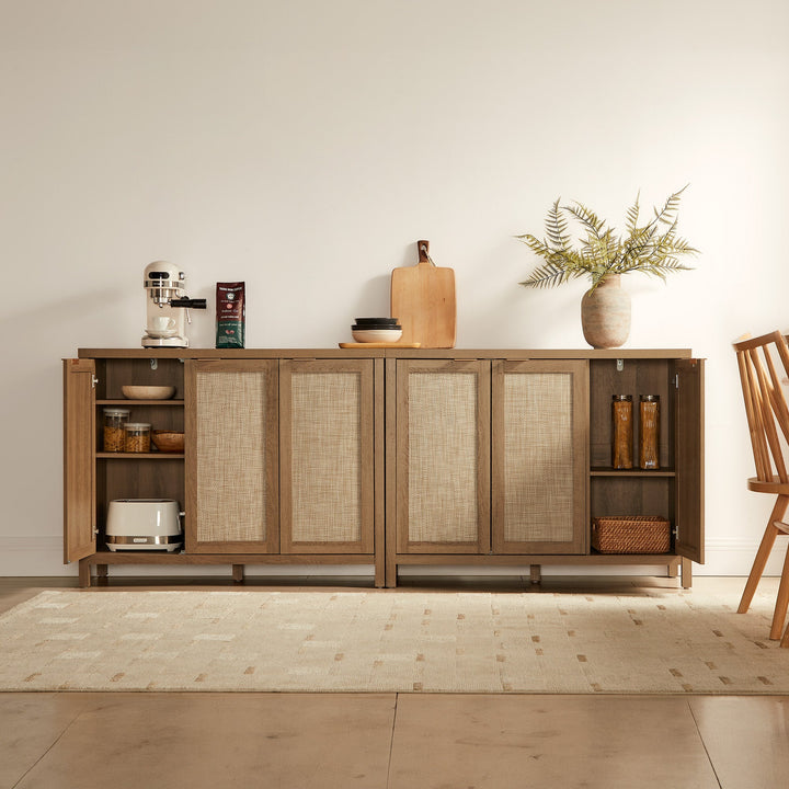 Savanna 43.5-Inch Wide Buffet Cabinet with Storage, Set of 2