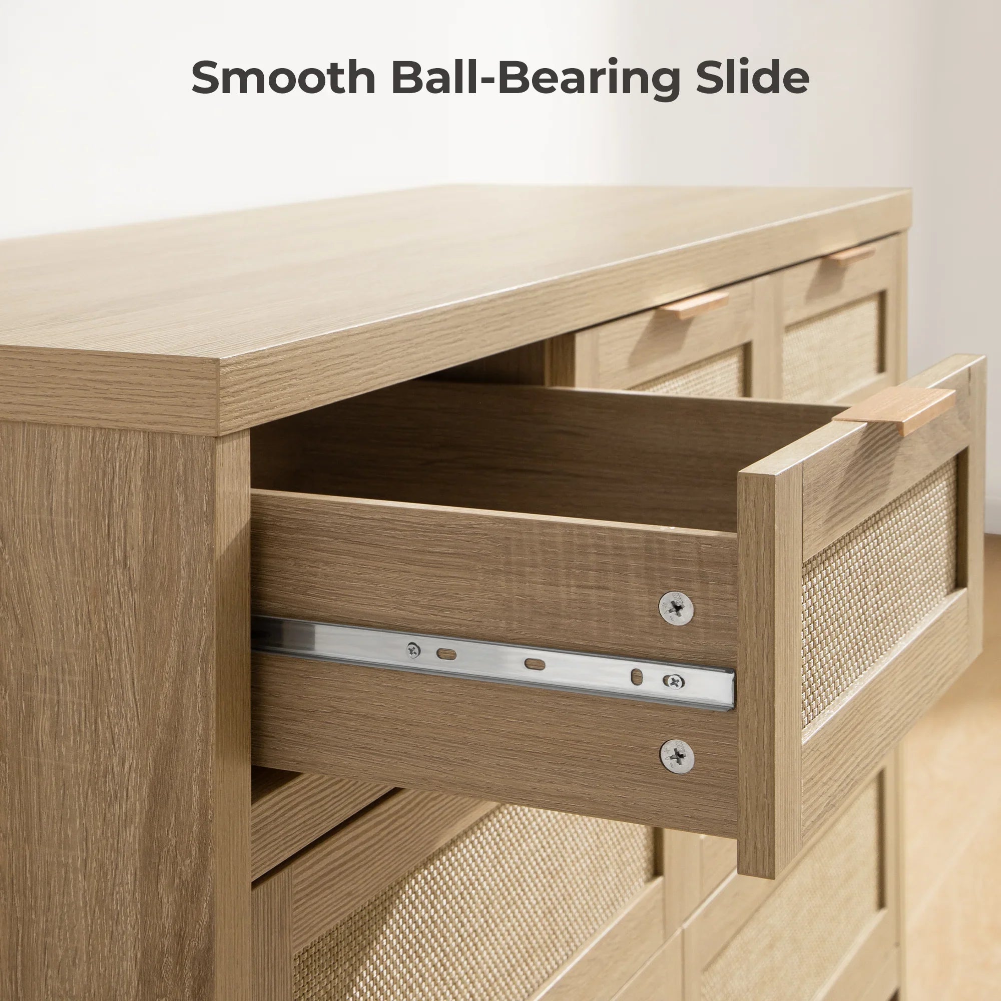 Savanna Rattan Dresser and Nightstands Set