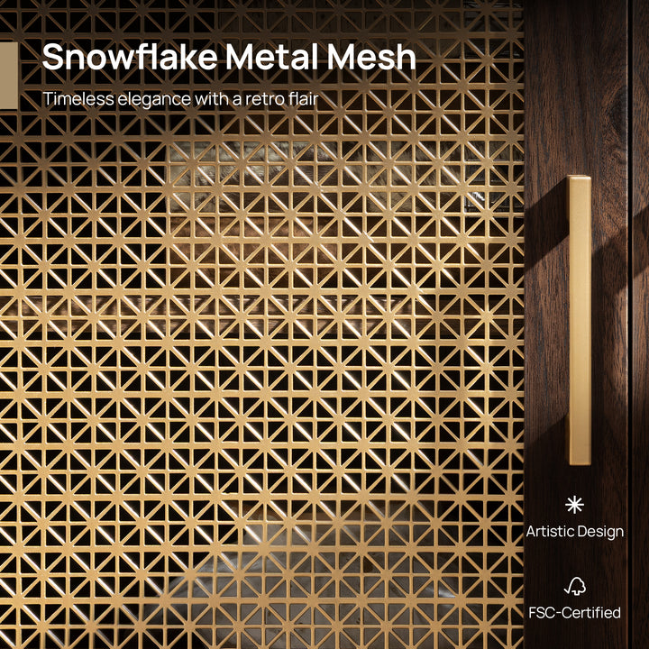 Andy Sideboard and 2-Drawers Nightstand Set