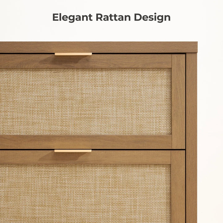 Savanna Rattan 4 Drawers Dresser
