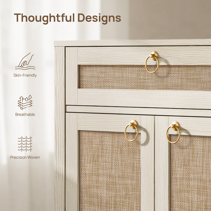 Terra TV Stand with Storage, 55 Inches Wide