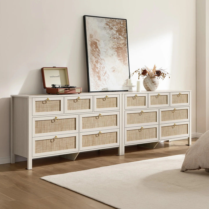 Terra Dresser with 7 Drawers, Set of 2