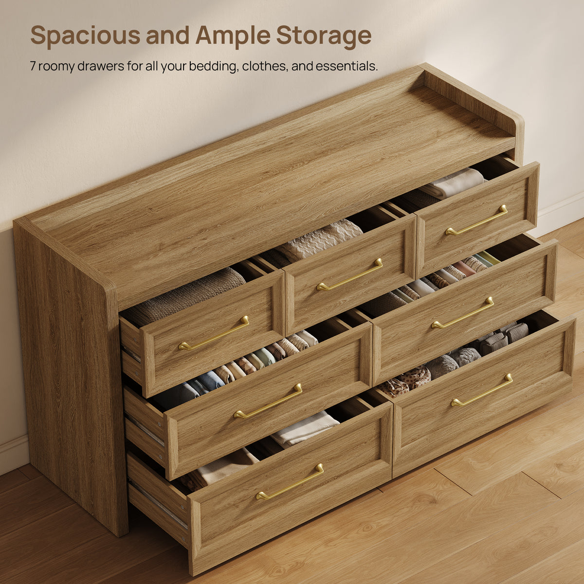Helio Chest and Large-Size Nightstands Bedroom Set