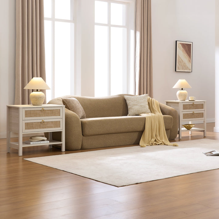 Terra Nightstand with 2 Drawers