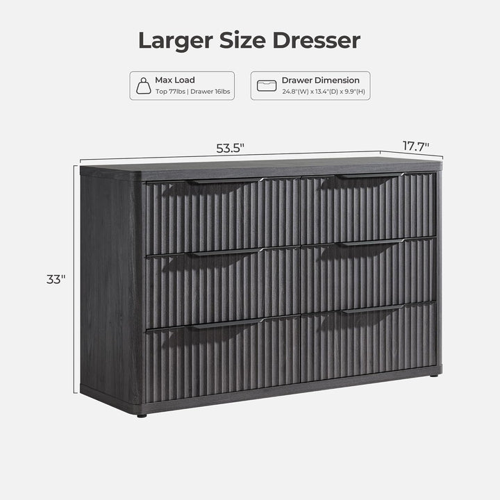 Cas Chest of 6 Drawers, Set of 2