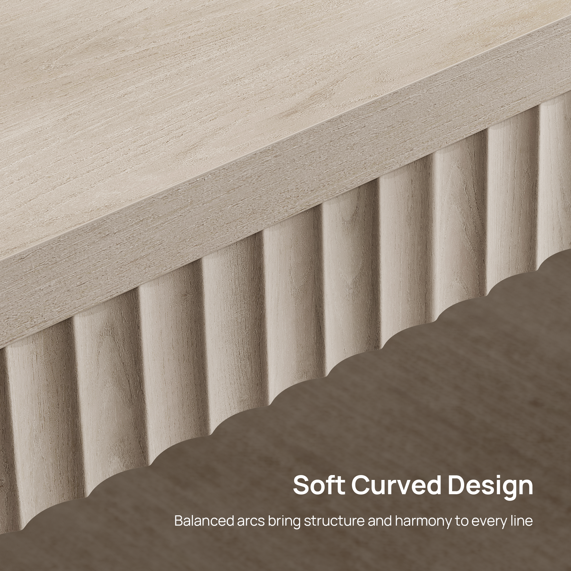 Cas Modern 2-Tier Console Table, Open Storage