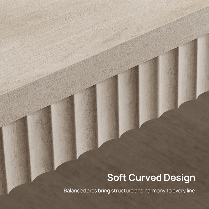 Cas Modern 2-Tier Console Table, Open Storage