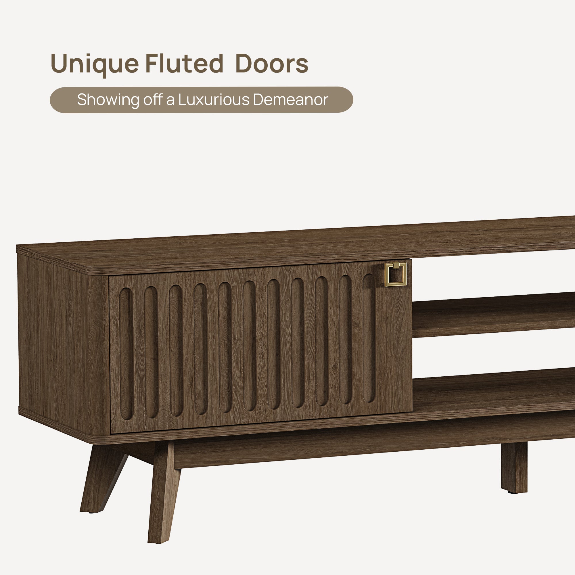 Domus Modern TV Stand, 2 Doors