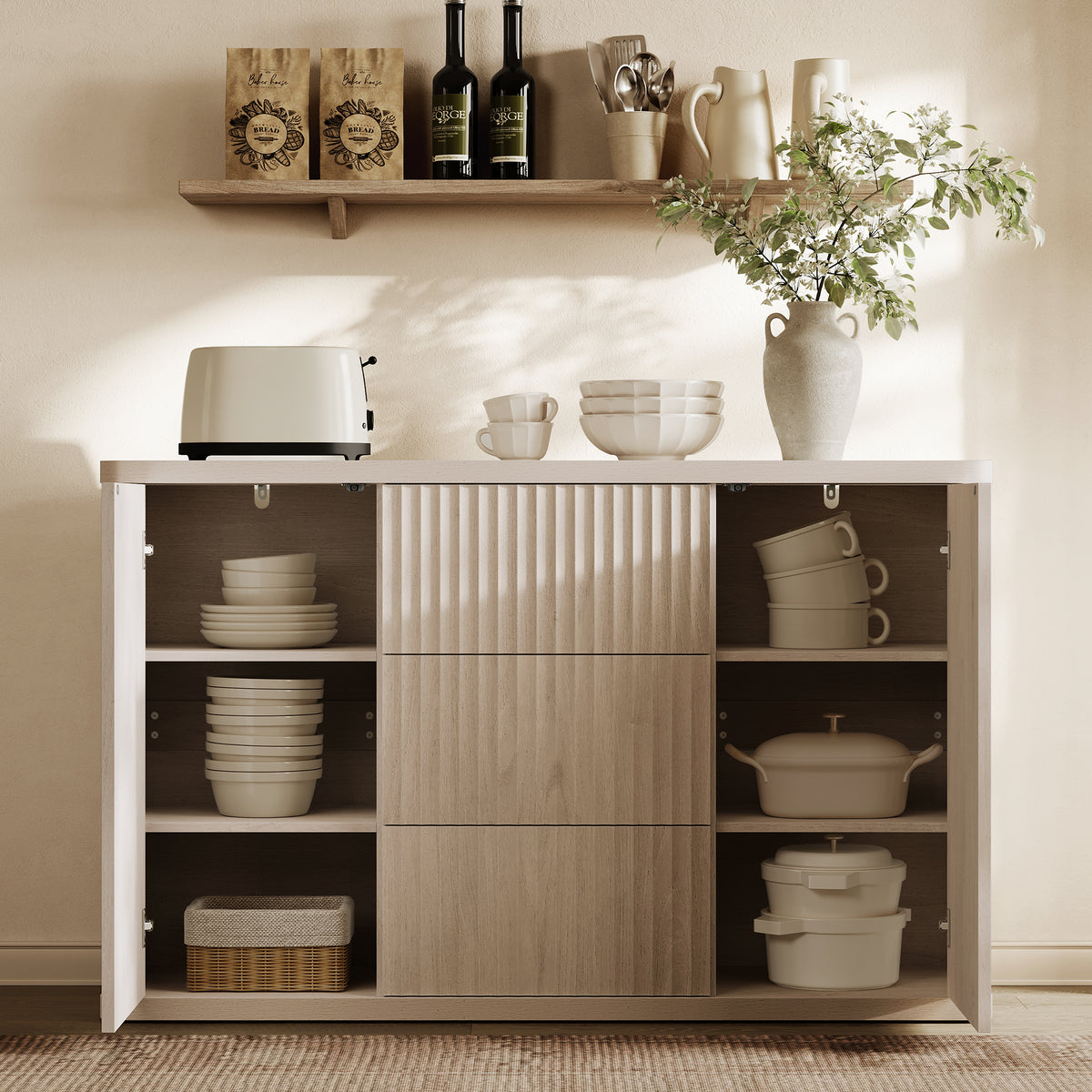 Cas Contemporary Sideboard Cabinet with Storage