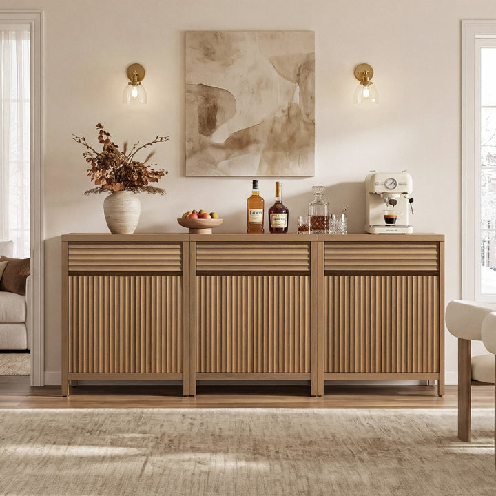 Prelude Sideboard with Drawer, Set of 3