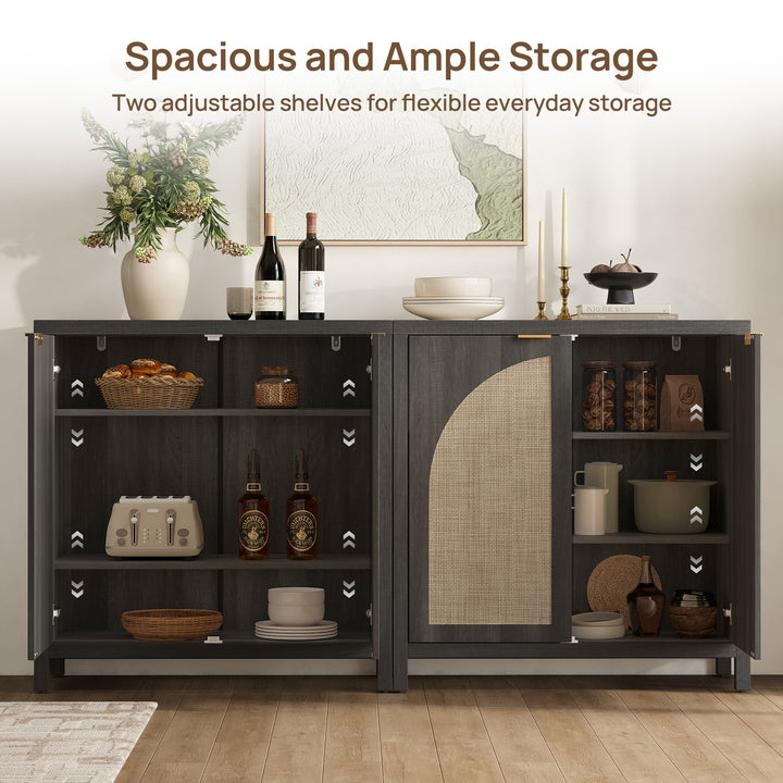 Savanna Buffet Cabinet, 2 Arched Doors