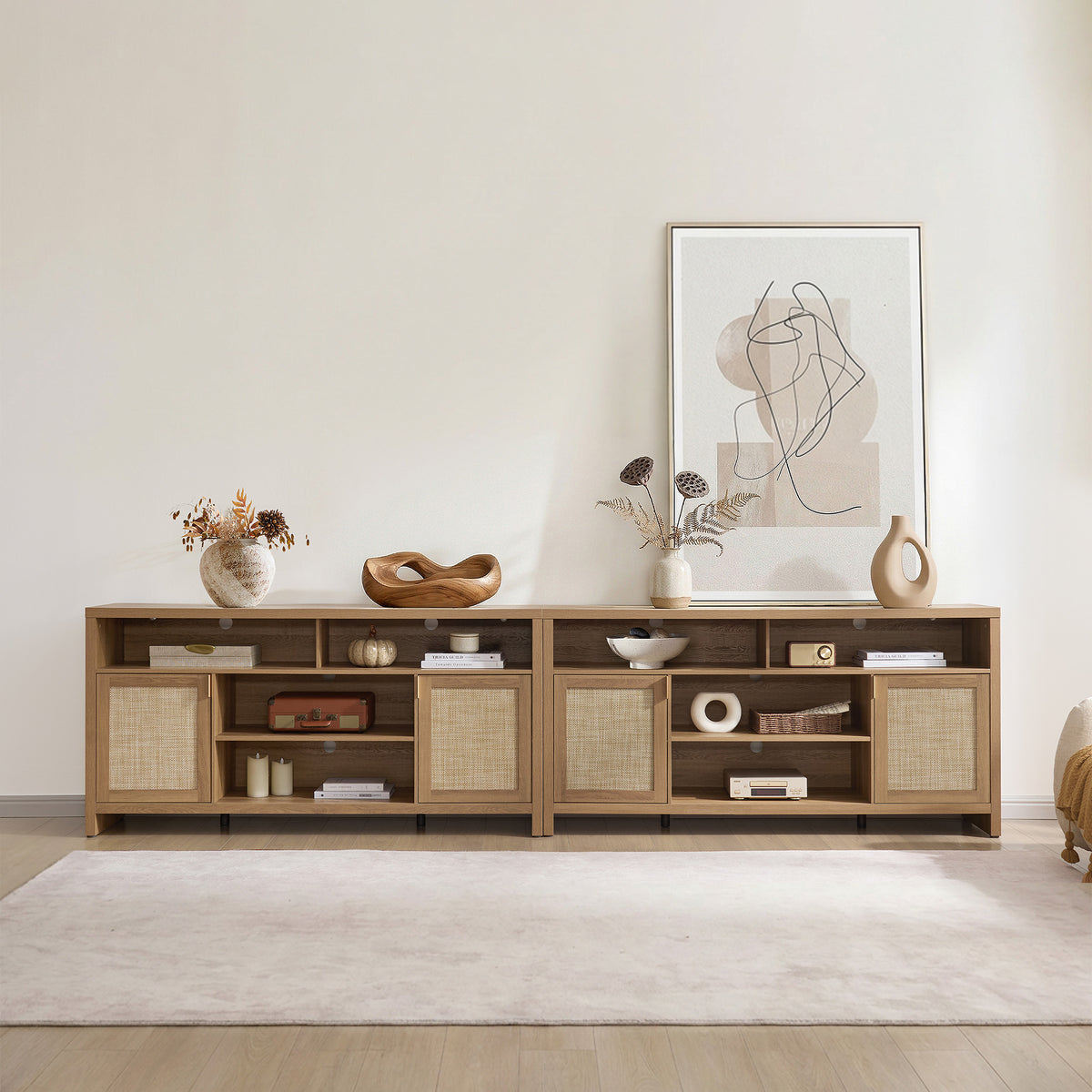 Savanna 65-Inch TV Stand, Flexible Storage