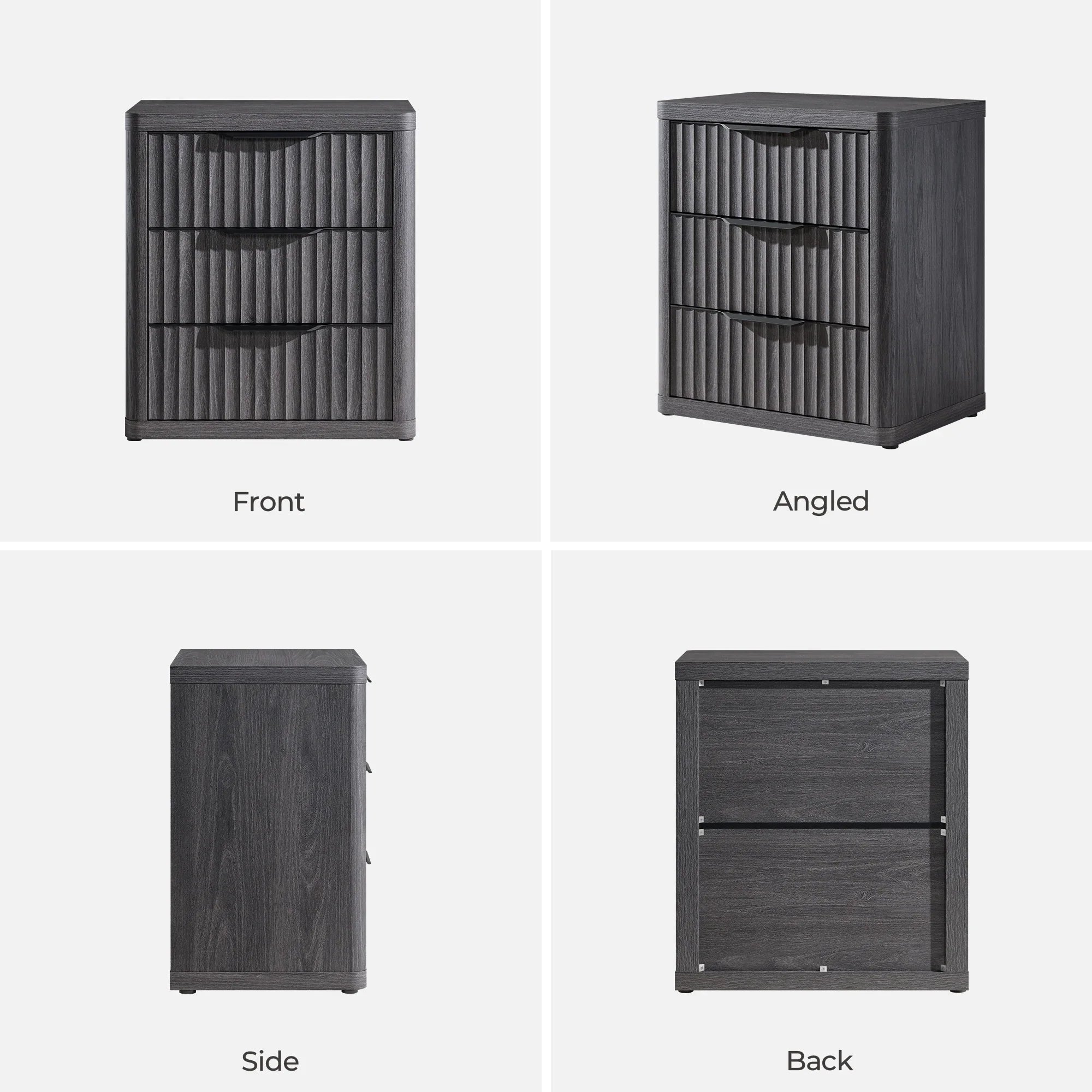 Cas 6 Drawers Dresser and 3 Drawers Nightstands Set