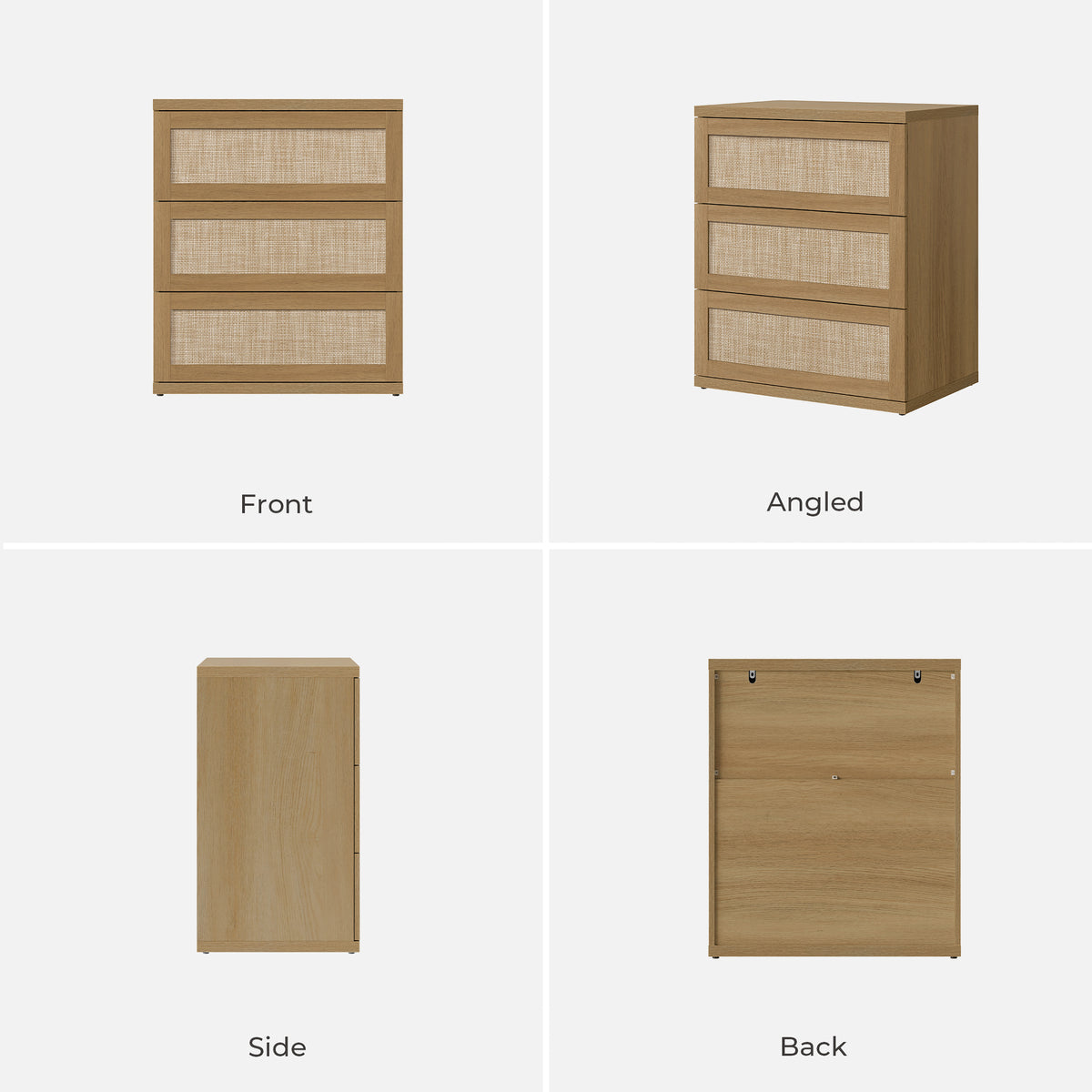 Zura Modular 9 Drawers Chest, Large Storage