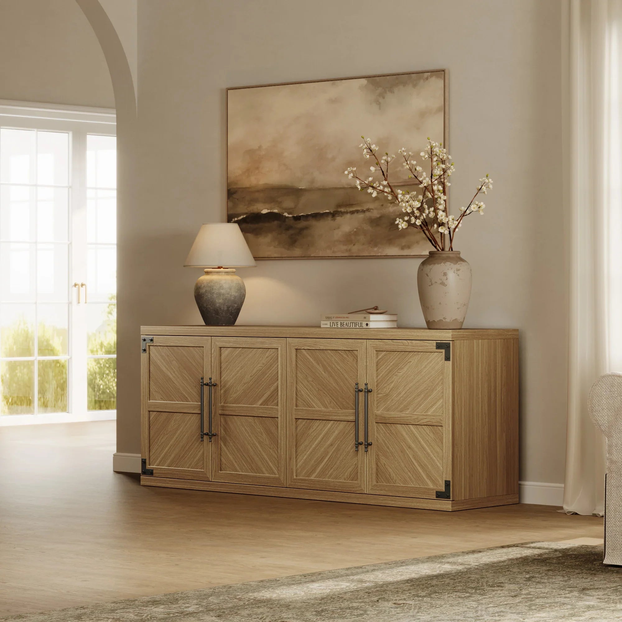 Willow TV Stand, 61.3 Inch Wide