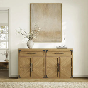 Willow Farmhouse Sideboard with Storage, Set of 2