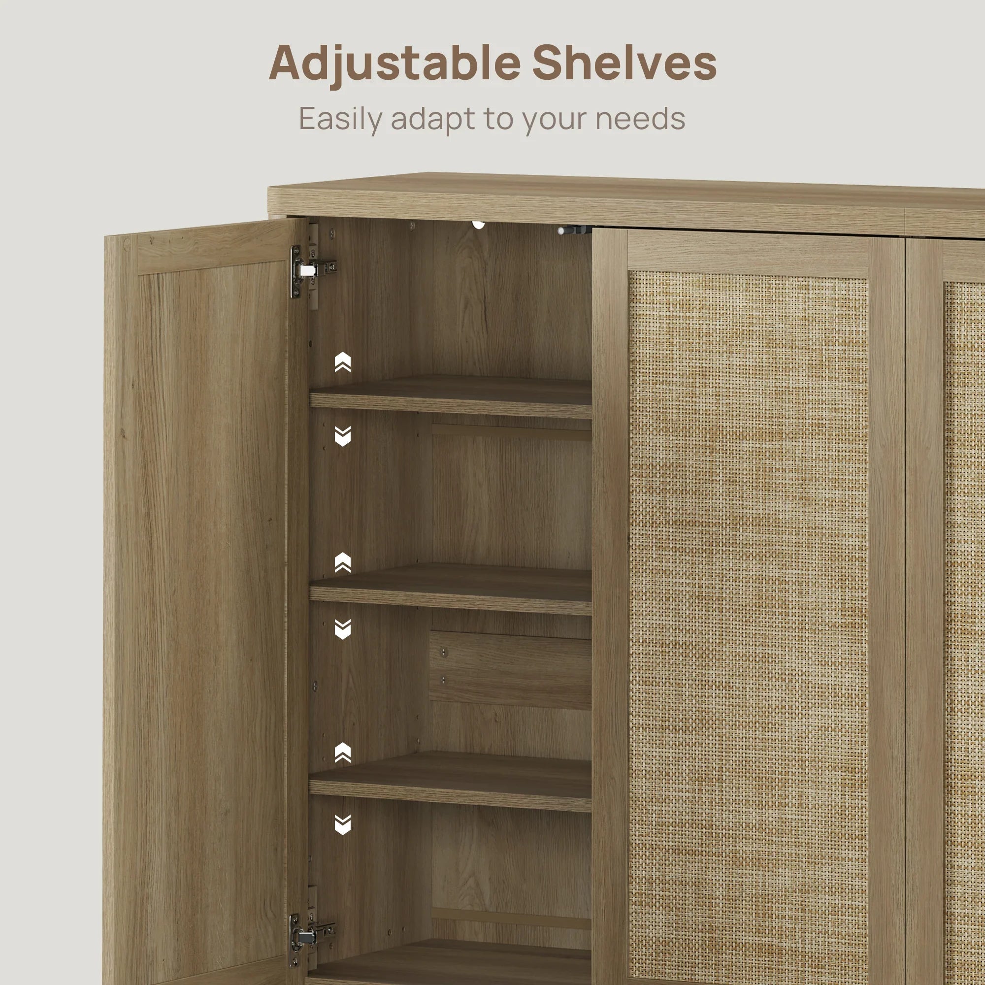 Zura Shoe Cabinet with 4 Doors