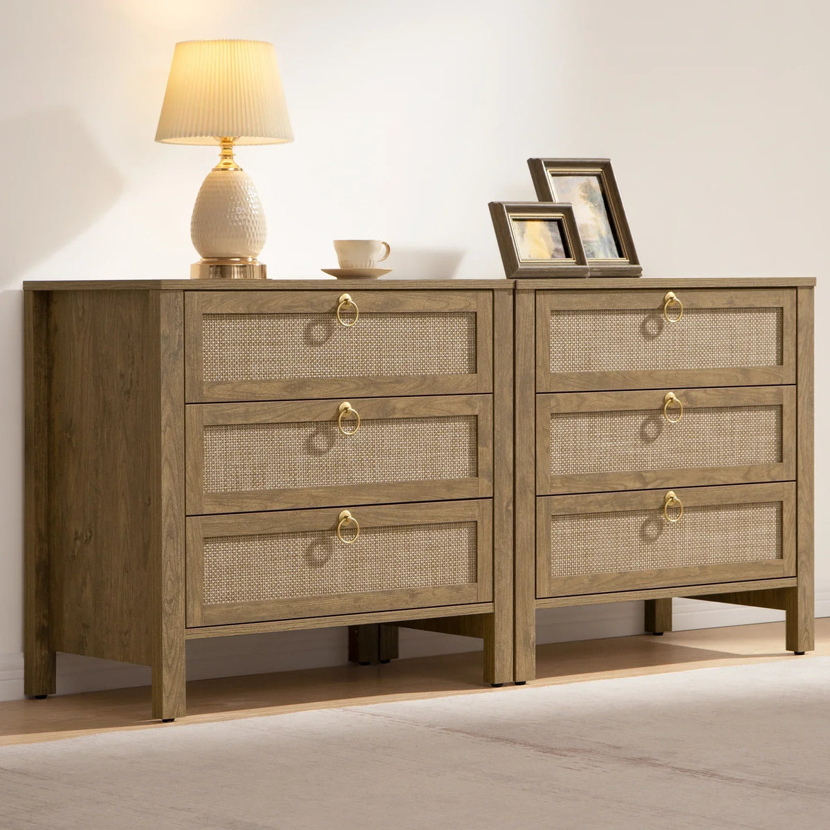 Terra 3 Drawers Nightstand