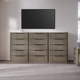 Cas Tall 5 Drawers Dresser, Set of 3