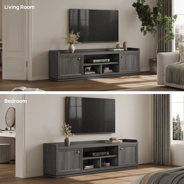 Helio Modern TV Stand with Doors