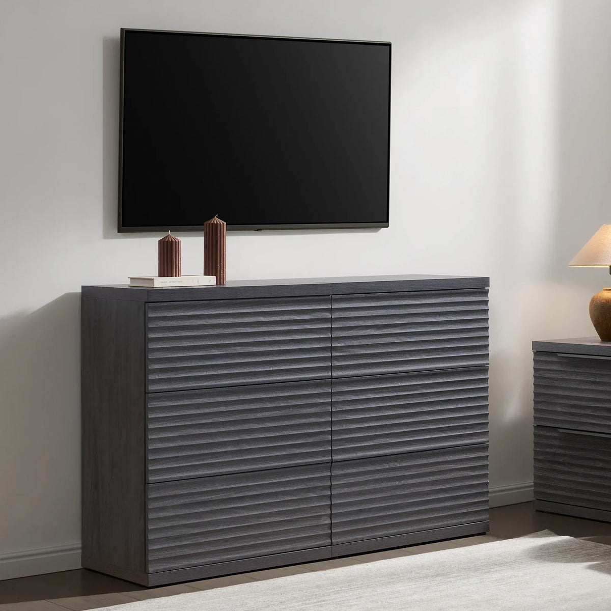 Stria Buffet Cabinet with 3 Doors
