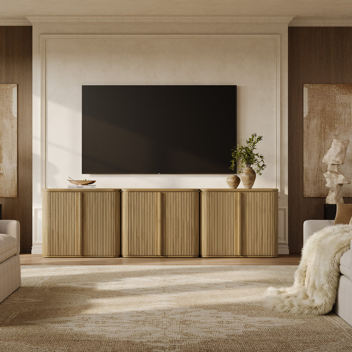 Ripple 2-Door Sideboard with Curved Edges