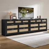 Savanna Dresser with 7 Drawers for Living Room, 2 Pieces