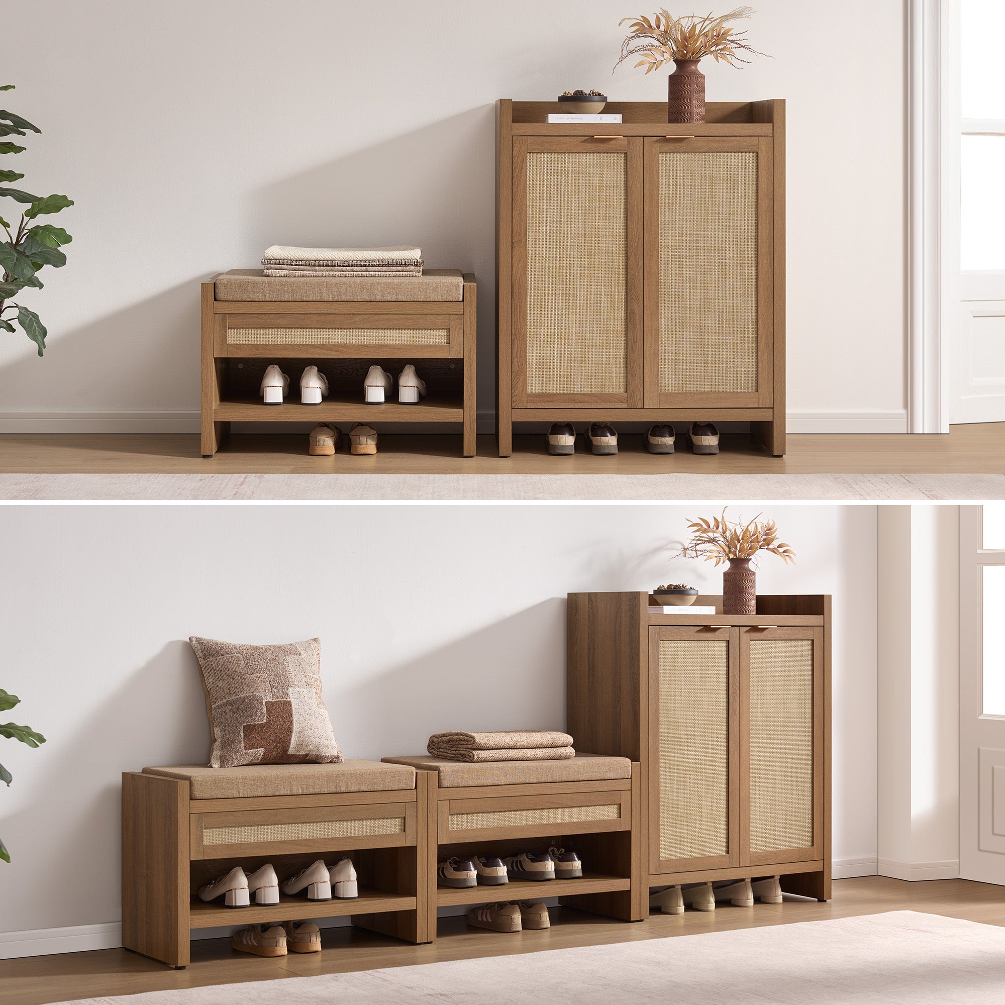Savanna Shoe Bench with Storage