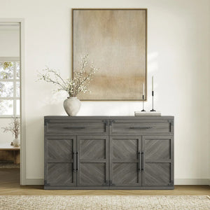 Willow Sideboard with 1 Drawer and 2 Doors, Set of 2