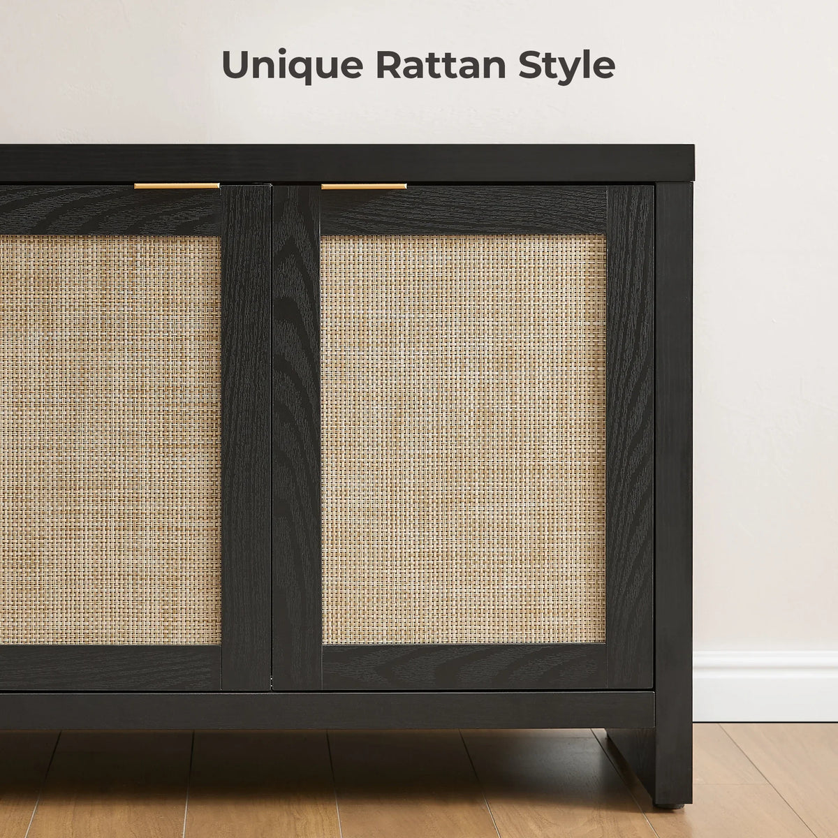 Savanna TV Storage Cabinet with 4 Doors, up to 65''