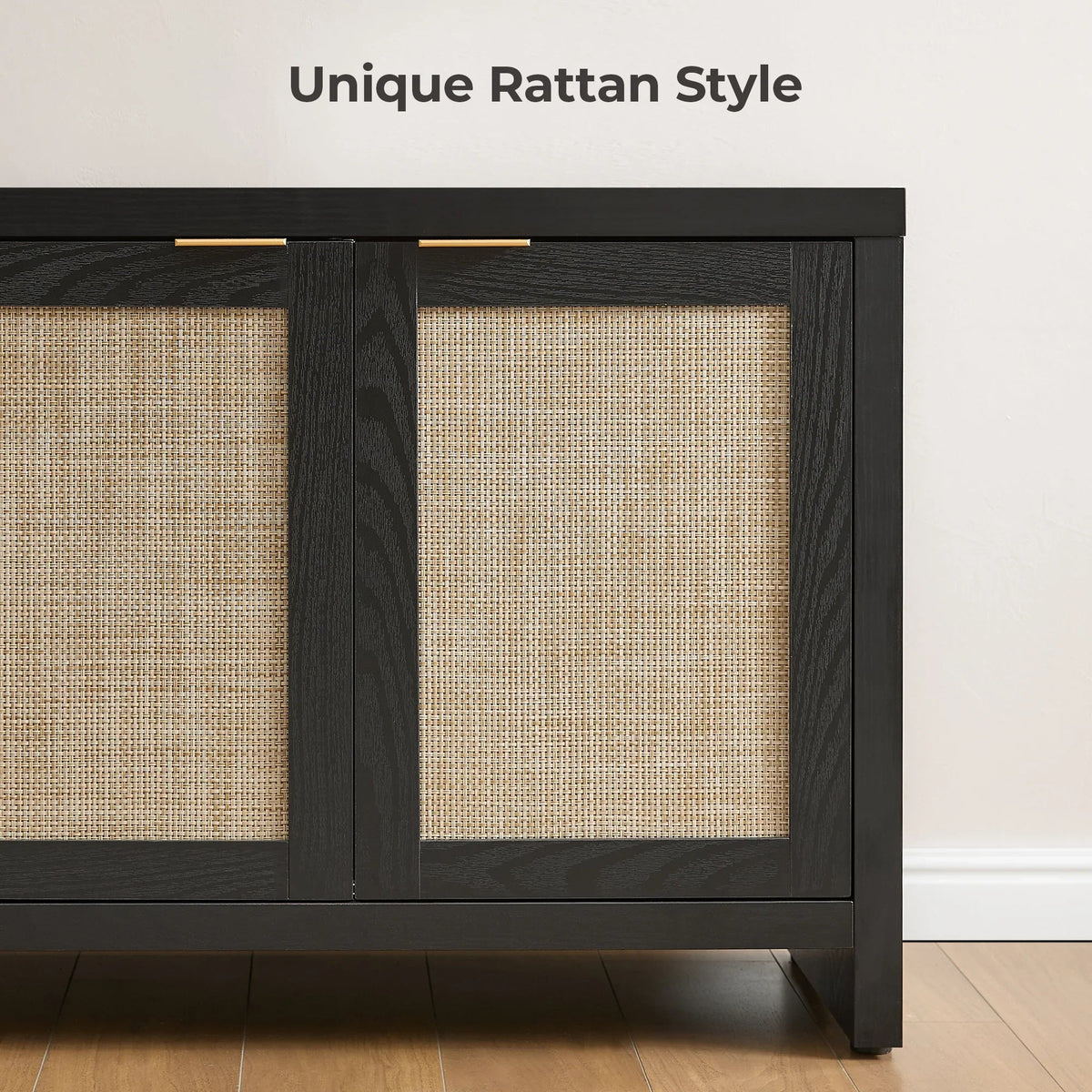 Savanna TV Storage Cabinet with 4 Doors, up to 65''