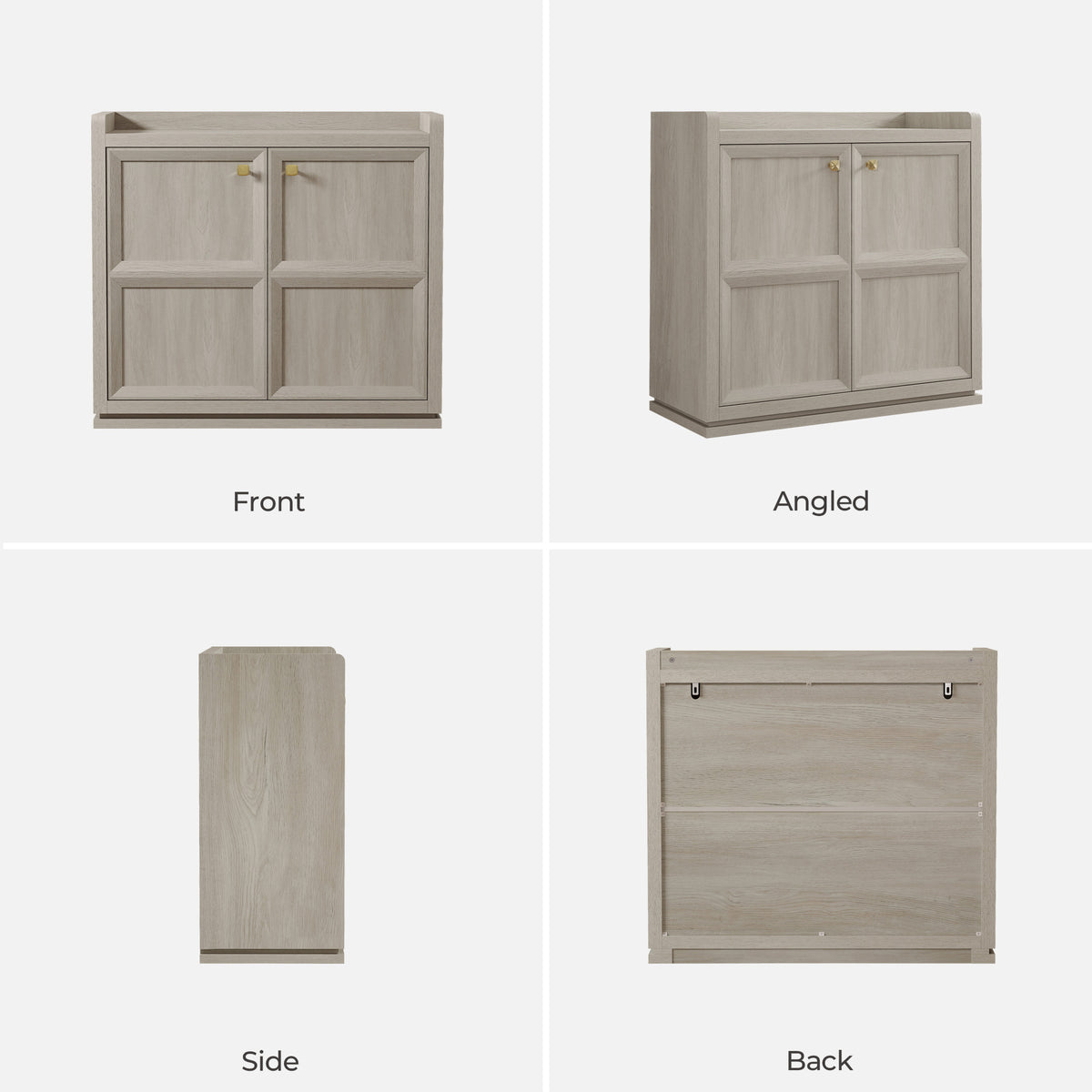 Helio Buffet Cabinet, 33Inch Height, Set of 3