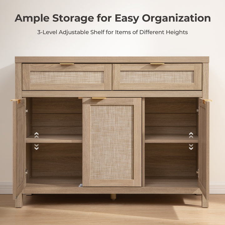 Savanna TV Stand with Drawers, 43.5Inch Wide