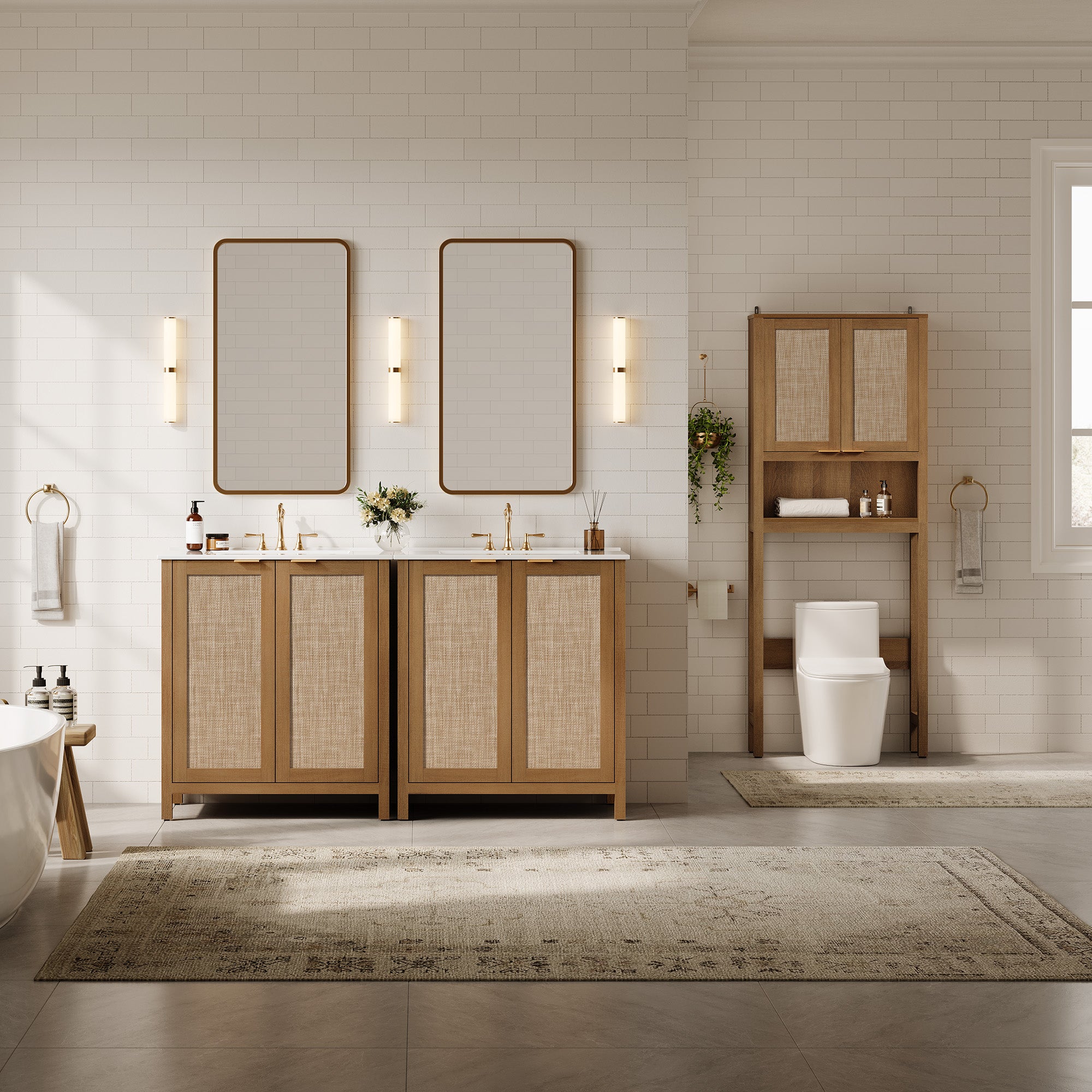 Savanna Vanity Cabinet with Sink and Storage