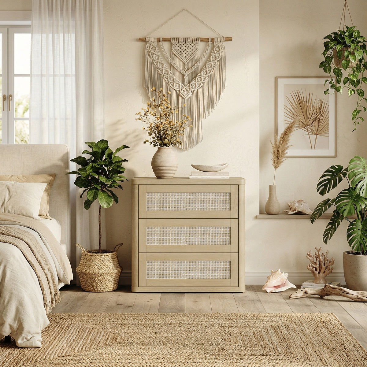 Zura Modular 6-Drawer Dresser and Nightstands Set