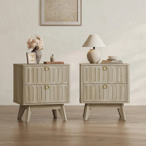 Domus Nightstand with Drawers, Set of 2