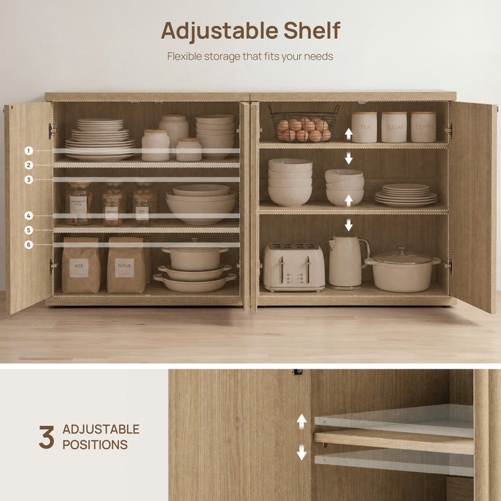 Stria Sideboard Cabinet, Living Room Storage