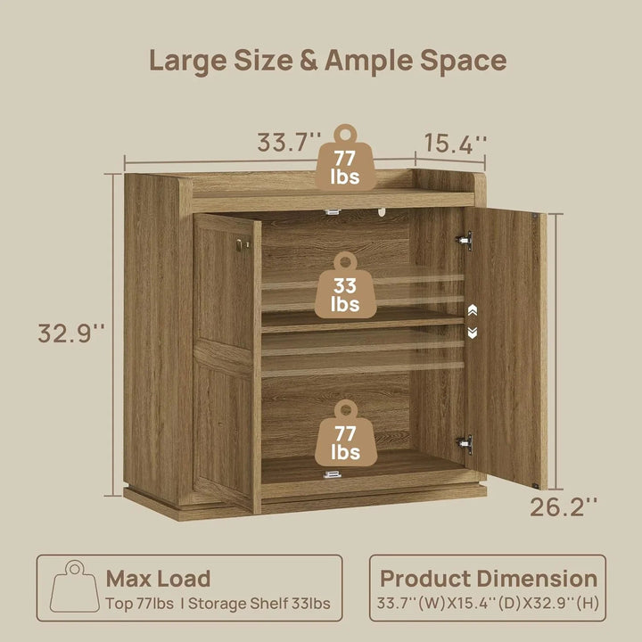 Helio Sideboard Cabinet, Set of 3