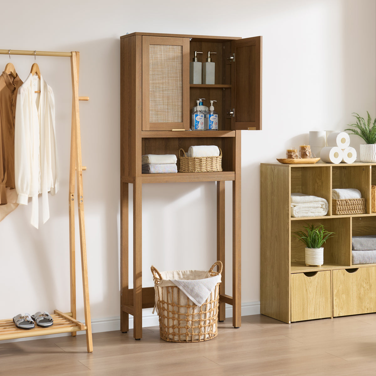Savanna Over-the-Toilet Bathroom Storage Cabinet