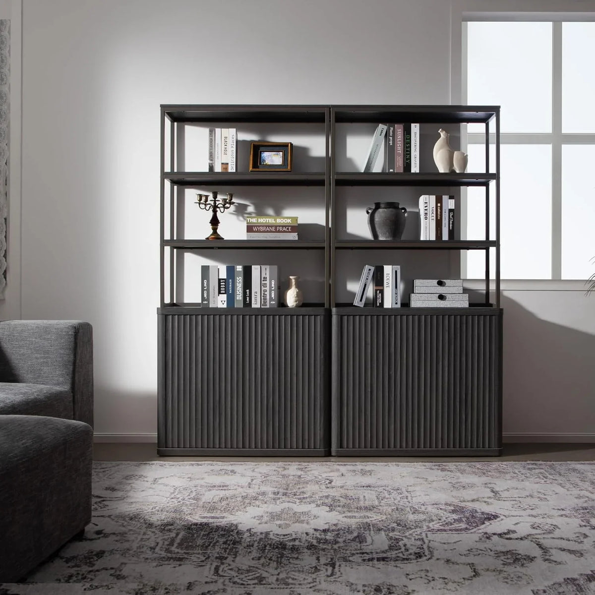 Cas Black Bookshelf