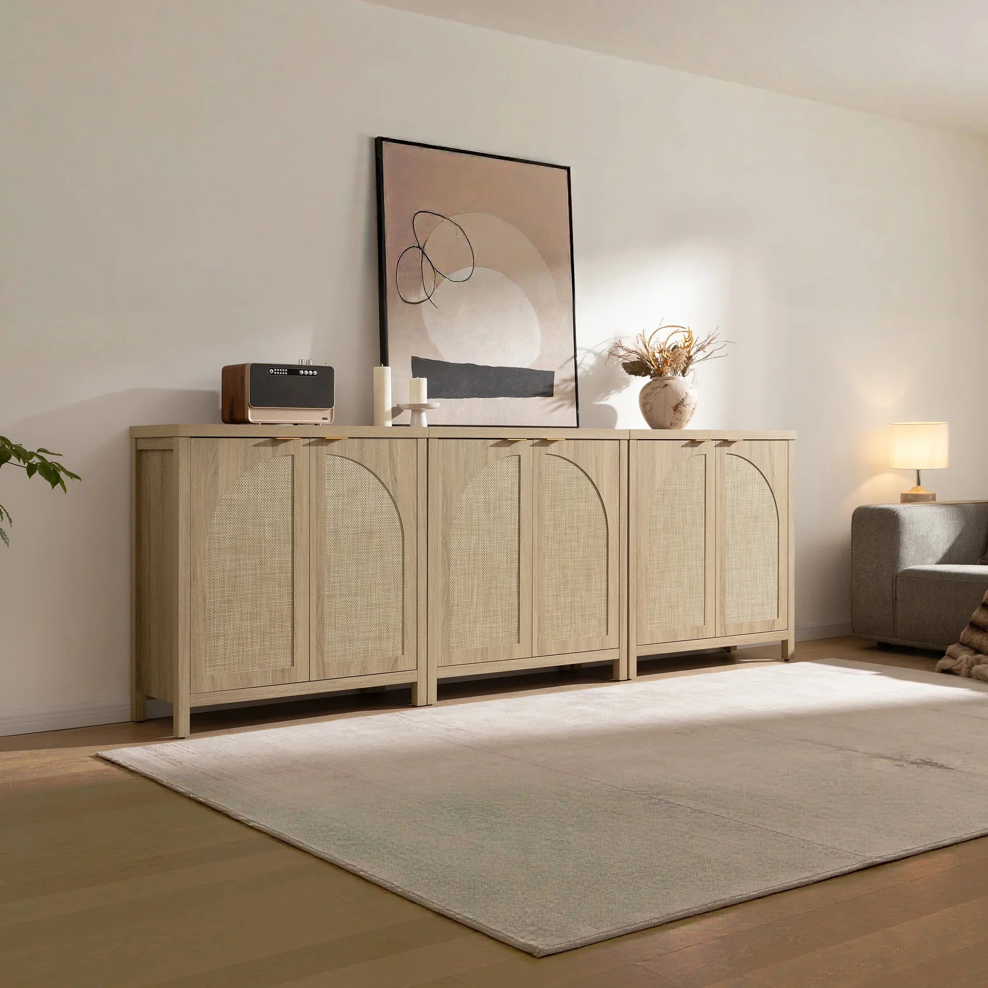 Savanna Cabinet with Arched Doors