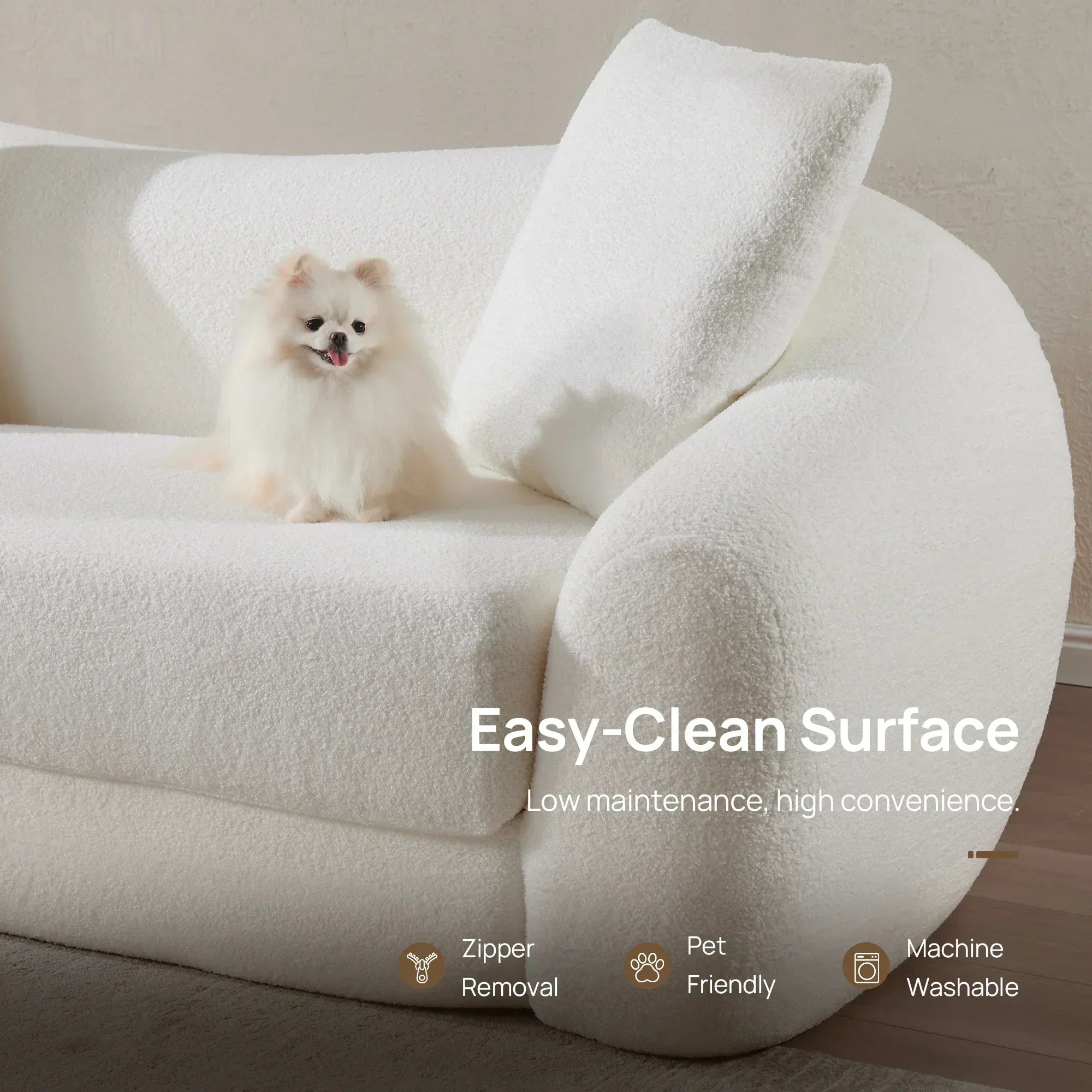 Nimbus White Sofa Couch