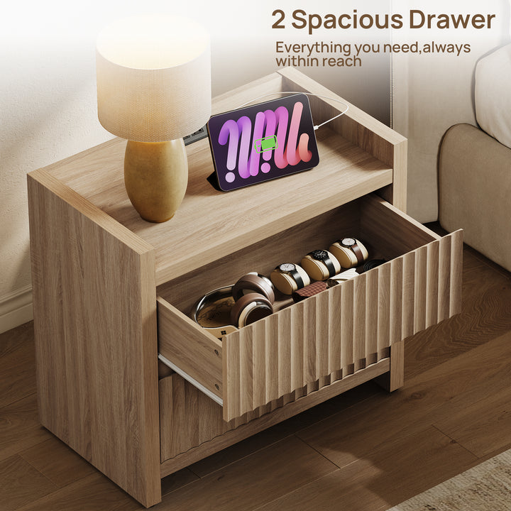 Prelude End Tables, 2 Drawers