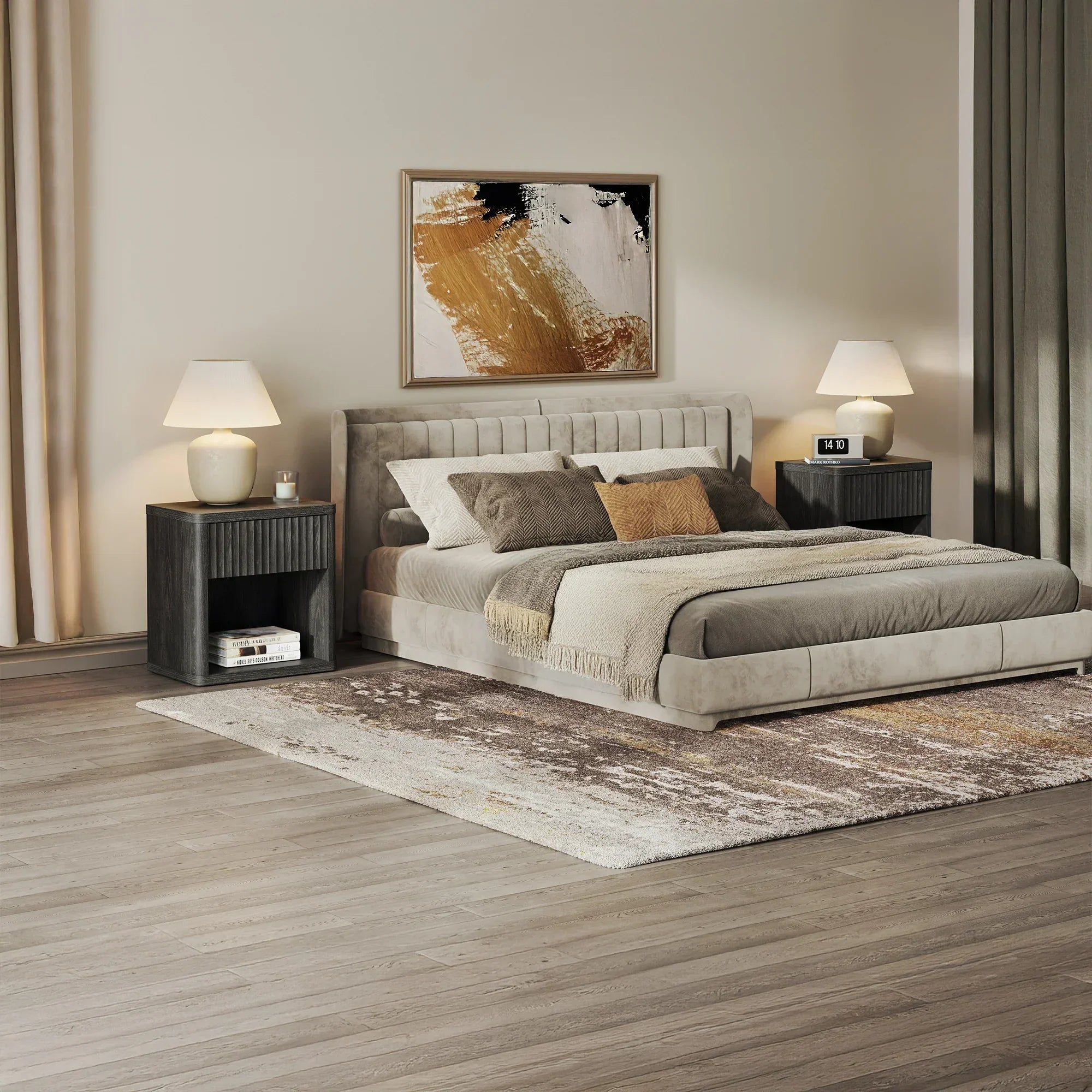 Cas Night Stand with Storage