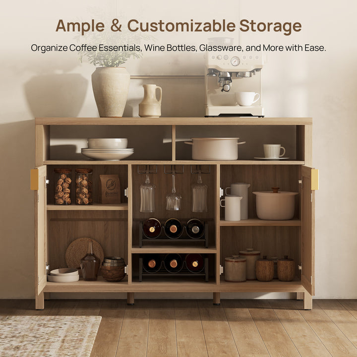 Savanna Bar Cabinet with Glass Holder