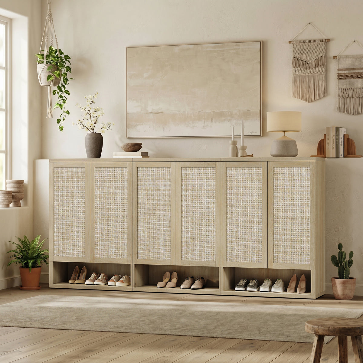 Zura 5-Tier Shoe Storage Cabinet, 44.5-Inch Tall