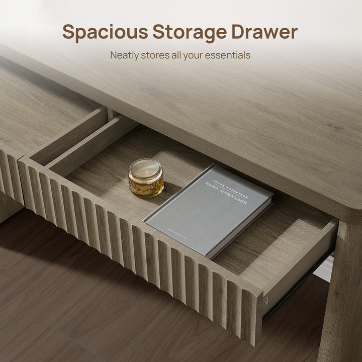 Cas Home Office Desk with 2 Drawers