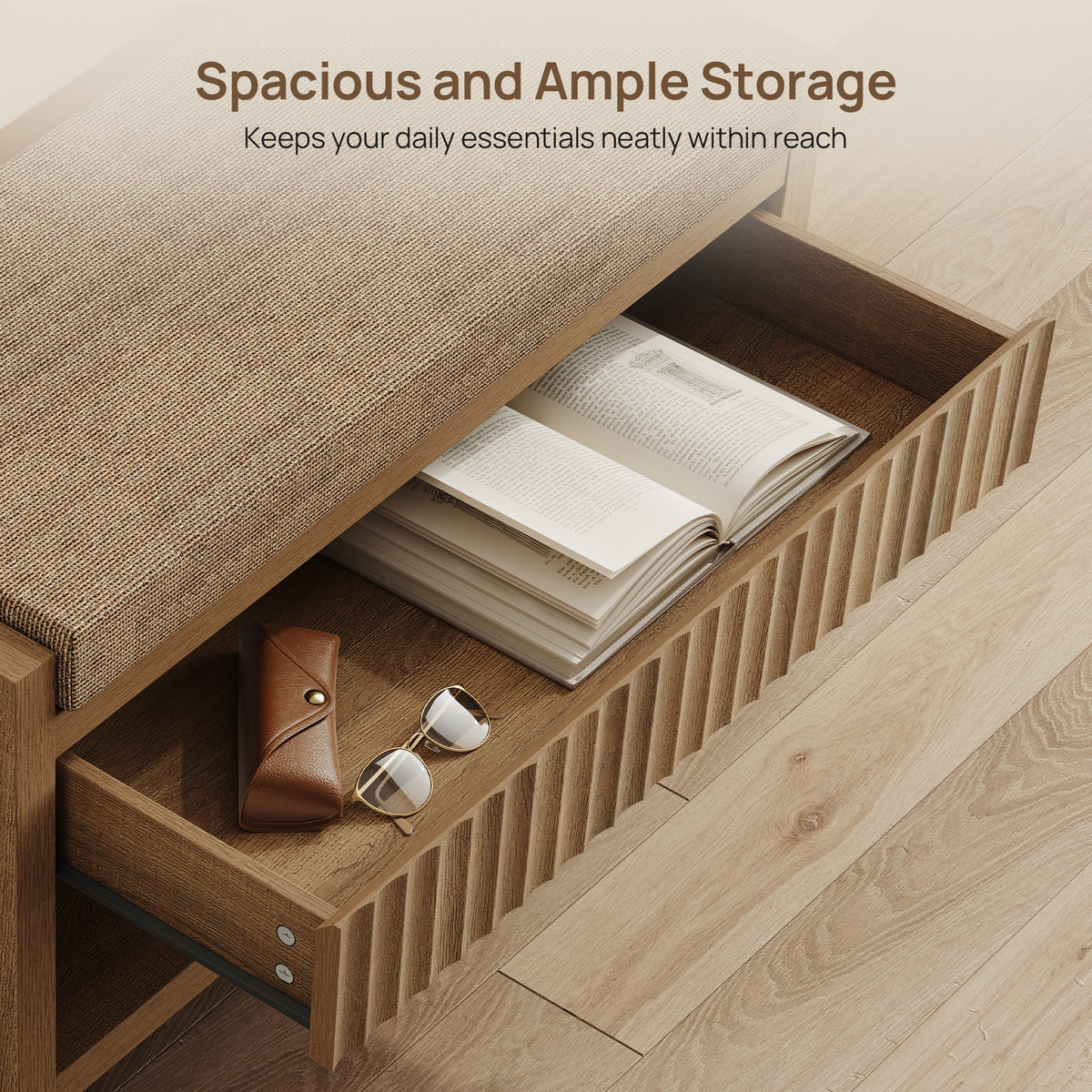 Prelude Shoe Bench, Entryway Storage